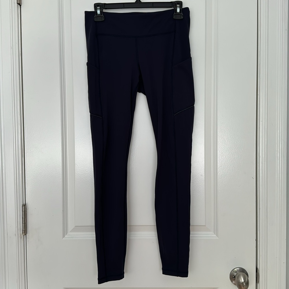 Navy Lululemon Speed Up Tights